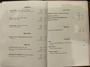 Menu - drinks 2 at Vaust Braugaststatte in Berlin