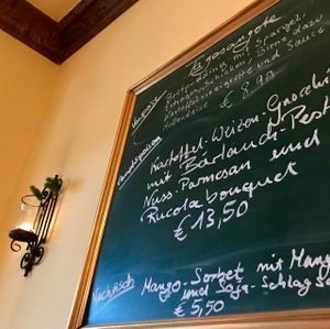 menu at Vaust Braugaststatte in Berlin