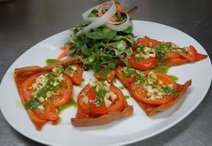 Tarte at Vaust Braugaststatte in Berlin