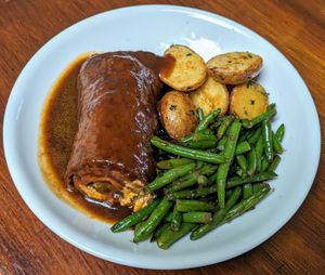 seitan roulade at Vaust Braugaststatte in Berlin