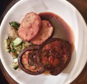 seitan rolled roast at Vaust Braugaststatte in Berlin