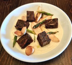 asparagus at Vaust Braugaststatte in Berlin