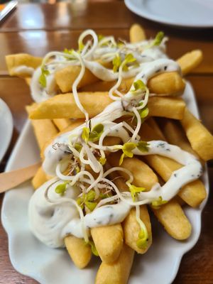 Chickpea Fries at Vaust Braugaststatte in Berlin