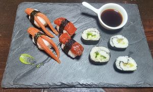 sushi at Vaust Braugaststatte in Berlin