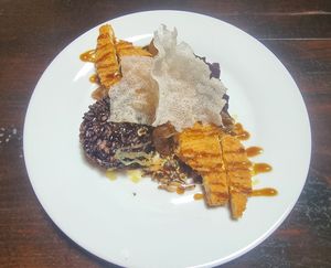 tofuschnitzel at Vaust Braugaststatte in Berlin