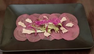 carpaccio at Vaust Braugaststatte in Berlin