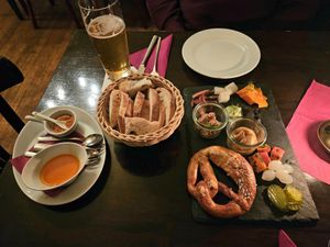 small snacks at Vaust Braugaststatte in Berlin
