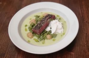 tofu salmon dec24 at Vaust Braugaststatte in Berlin