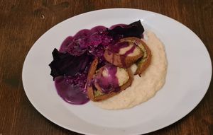 seitan rolled roast dec24 at Vaust Braugaststatte in Berlin