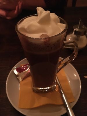 Awesome vegan hot chocolate!   at Vaust Braugaststatte in Berlin