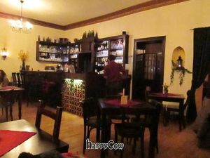 The restaurant and bar at Vaust Braugaststatte in Berlin