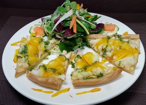 tarte at Vaust Braugaststatte in Berlin