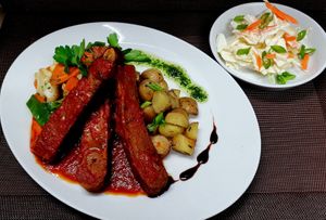 SpareRibs at Vaust Braugaststatte in Berlin