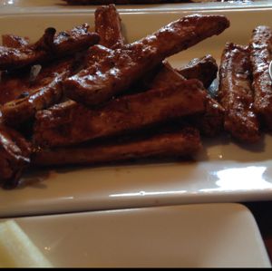 Maple BBQ vegan strips at Picazzo's Organic Italian Kitchen in Sedona