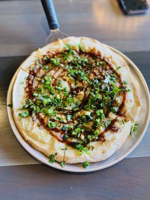 Bbq chicken pizza at Picazzo's Organic Italian Kitchen in Sedona