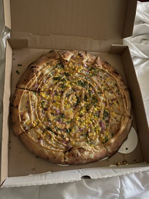 Elote Pizza TOGO at Picazzo's Organic Italian Kitchen in Sedona