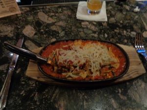 Vegan lasagna. at Picazzo's Organic Italian Kitchen in Sedona