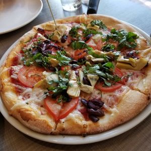 Vegan Puttanesca at Picazzo's Organic Italian Kitchen in Sedona