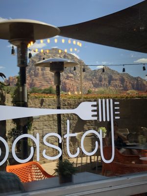 Reflection  at Picazzo's Organic Italian Kitchen in Sedona