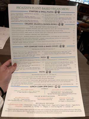 Entire Vegan Menu  at Picazzo's Organic Italian Kitchen in Sedona