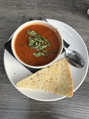 Tomato Basil Soup   at Picazzo's Organic Italian Kitchen in Sedona