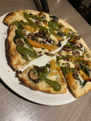 Vegan Fungi pizza   at Picazzo's Organic Italian Kitchen in Sedona