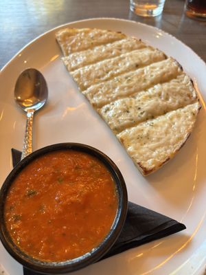 cheesy garlic bread   at Picazzo's Organic Italian Kitchen in Sedona
