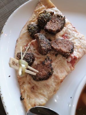 Beyond meatball pizza at Picazzo's Organic Italian Kitchen in Sedona
