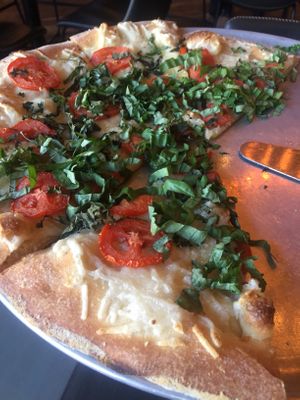 Margherita pizza  at Picazzo's Organic Italian Kitchen in Sedona