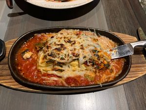vegan lasagna at Picazzo's Organic Italian Kitchen in Sedona