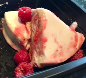 Vegan Cheesecake! So good! at Picazzo's Organic Italian Kitchen in Sedona