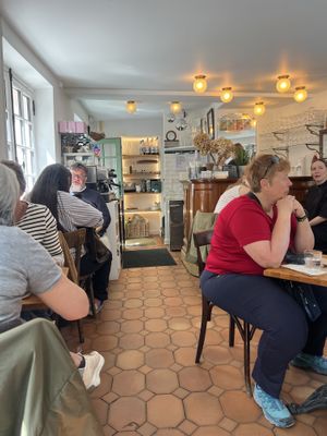 cute and tiny inside!  at La Maison Rose in Paris