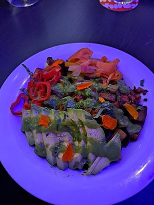 Vegan Hash at Kamp Social House in Seattle