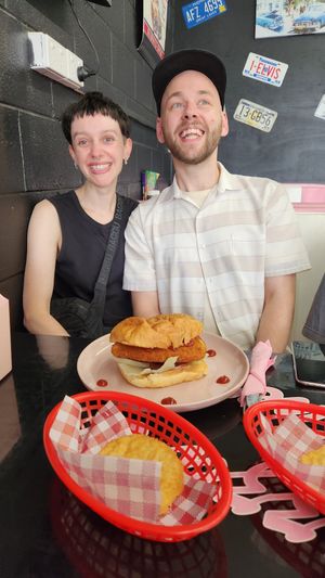 Shelby Burger at Kazza's Diner in Alexandra