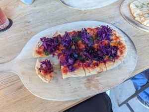 Pinsa at Turbo Lama in Bern