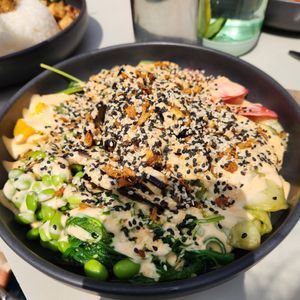 Vegan miso bowl at kantiin in Wiesbaden