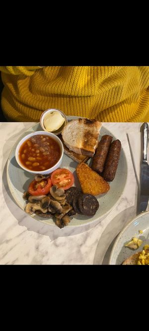 Vegan breakfast, no avocado at North Shore Coffee House And Kitchen in Bromborough