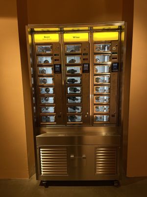 vending machine for drinks  at Indie Burger in Graz