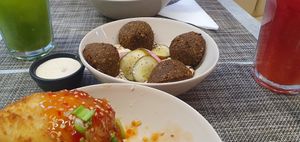 Falafel and hummus at Station VG in La Marsa