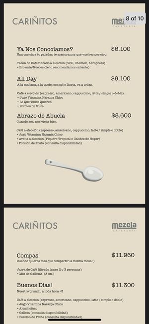 Deals  at Mezcla Cafetería in Santiago