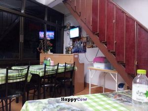 Front room of the restaurant at Lucky in Bangkok