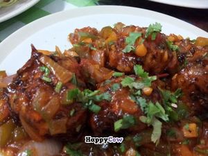 'Veg. Manchurian': delicious and spicy at Lucky in Bangkok