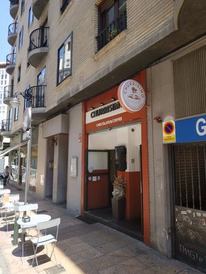 Outside at Churrissimo in Zaragoza