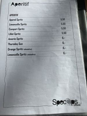 Aperitif at SpecOps Network in Muenster