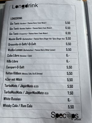 Longdrinks II at SpecOps Network in Muenster