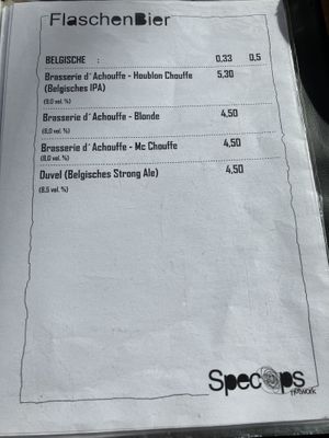 Belgian Beer II at SpecOps Network in Muenster