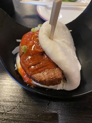 Vegan hirata bun  at Shinjuku Ramen in Las Vegas