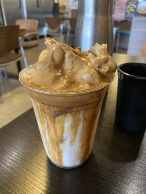 Vegan whipped coffee  at Shinjuku Ramen in Las Vegas