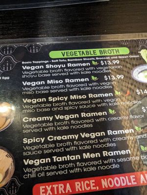  at Shinjuku Ramen in Las Vegas