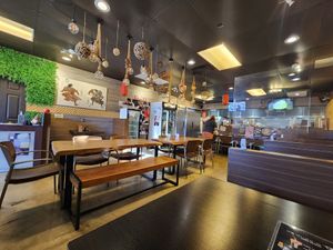 Inside the restaurant at Shinjuku Ramen in Las Vegas